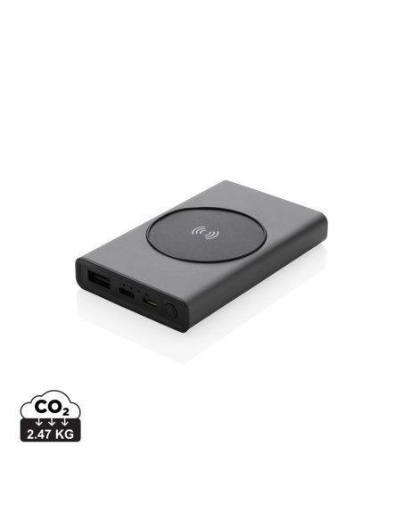 Powerbank wireless 5W da 5000 mAh in alluminio RCS Terra